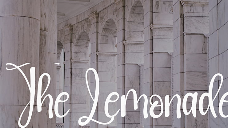 The Lemonade Font