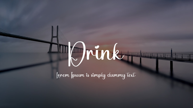Drink Font