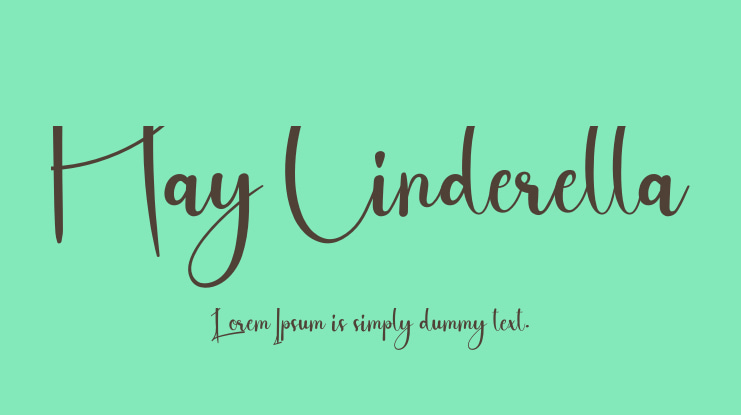 Hay Cinderella Font