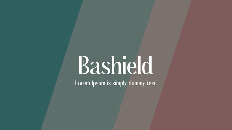 Bashield Font
