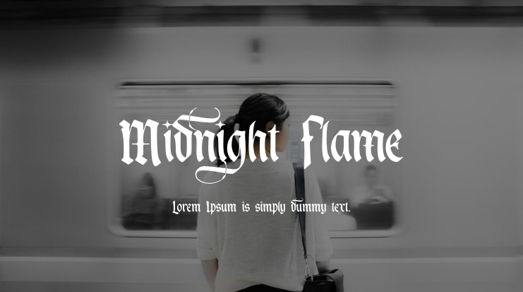Midnight Flame Font