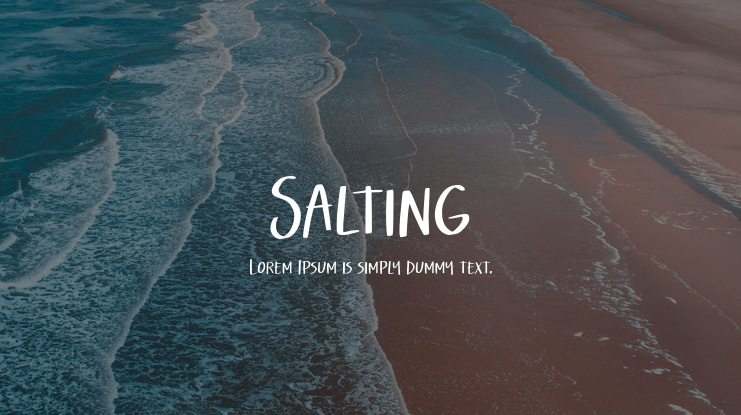 Salting Font