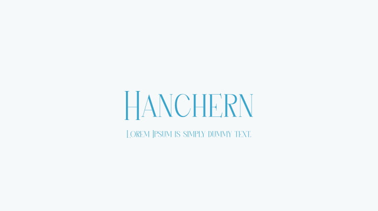 Hanchern Font