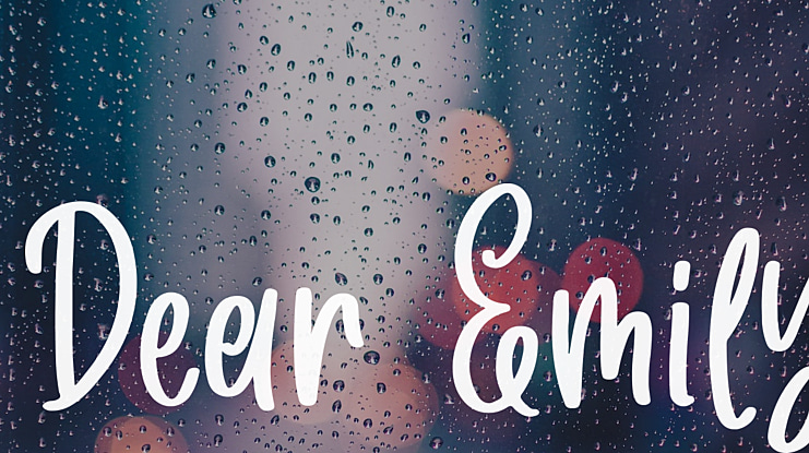 Dear Emily Font