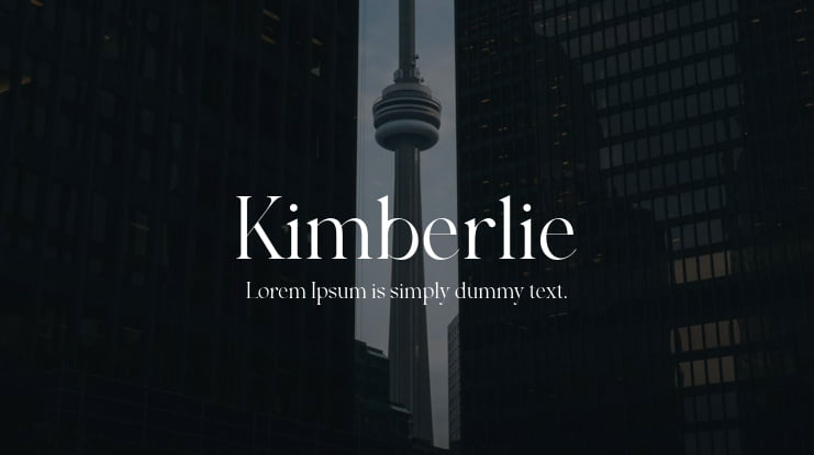Kimberlie Font