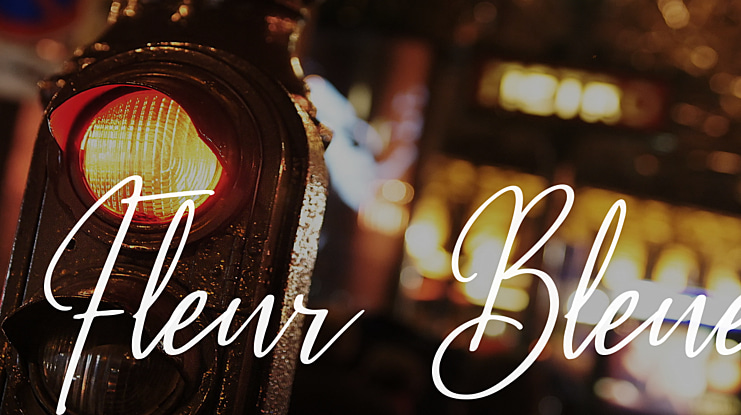 Fleur Bleue Font