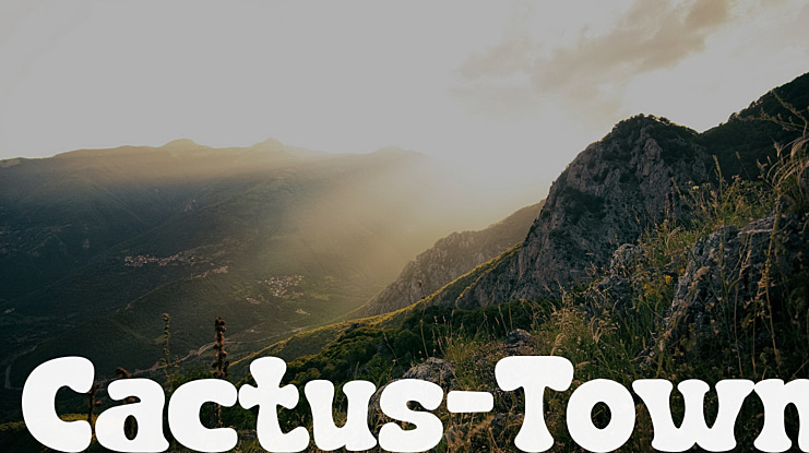 Cactus-Town Font
