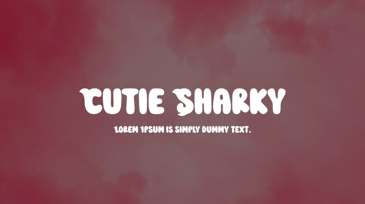 Cutie Sharky Font