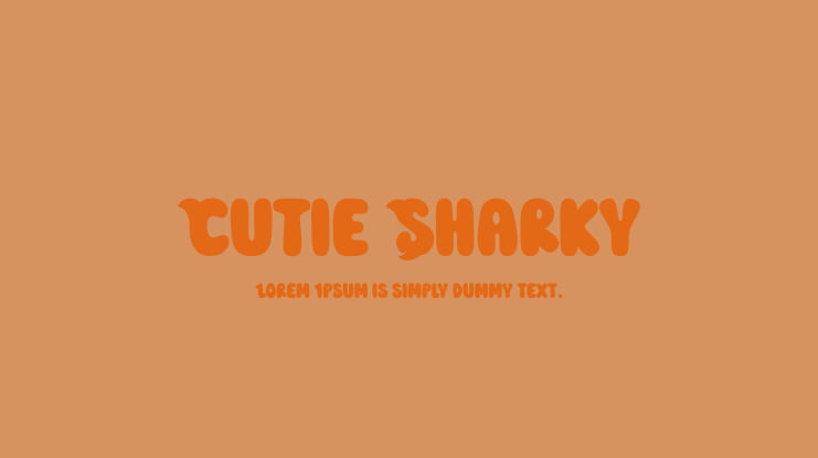 Cutie Sharky Font