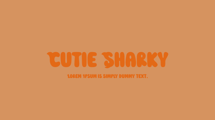 Cutie Sharky Font