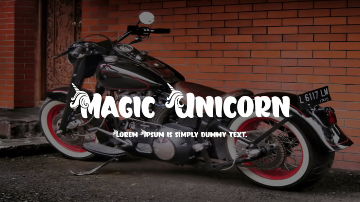 Magic Unicorn Font