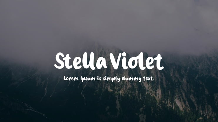 Stella Violet Font