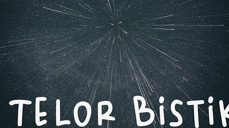 Telor Bistik Font