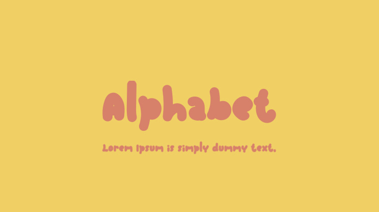 Alphabet Font