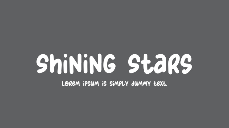 Shining Stars Font