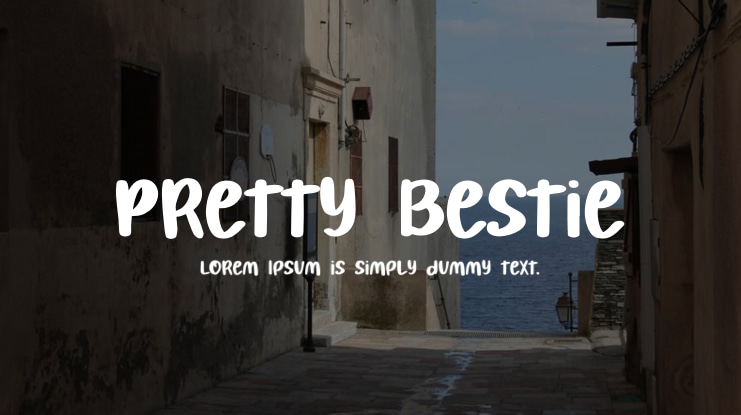 Pretty Bestie Font