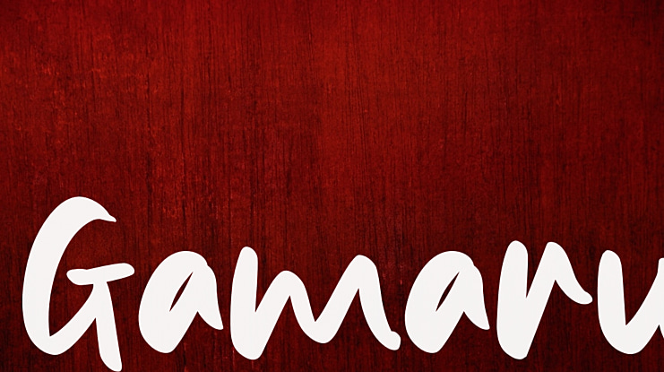 Gamaru Font