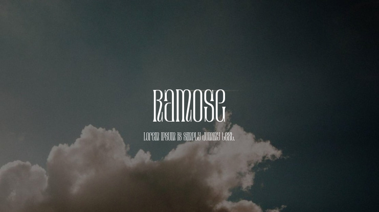 Ramose Font