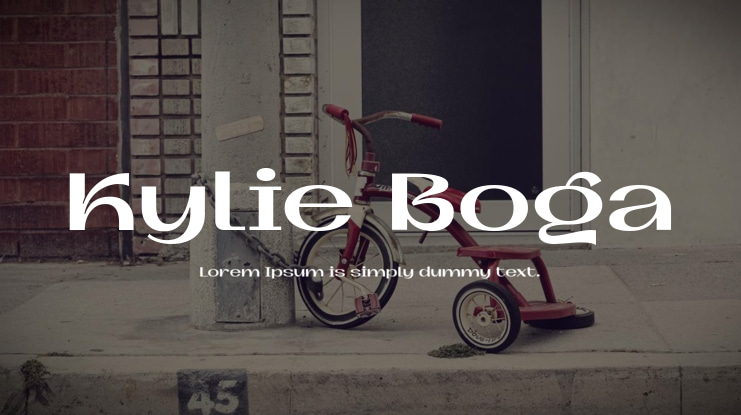 Kylie Boga Font