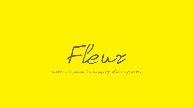 Fleur Font