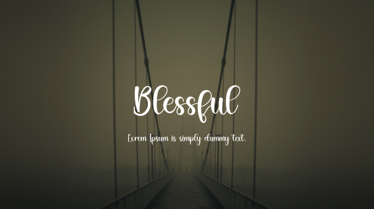 Blessful Font