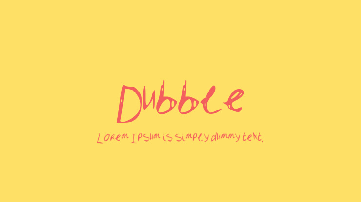 Dubble Font
