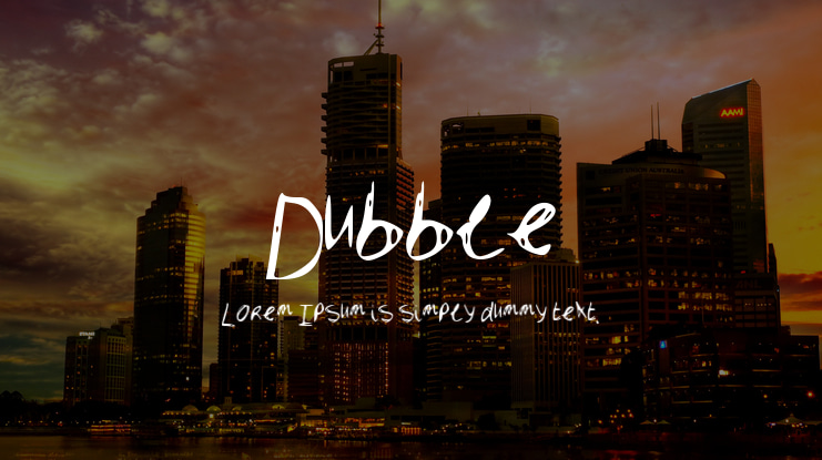 Dubble Font