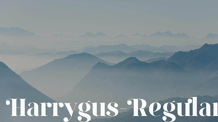 Harrygus- Font