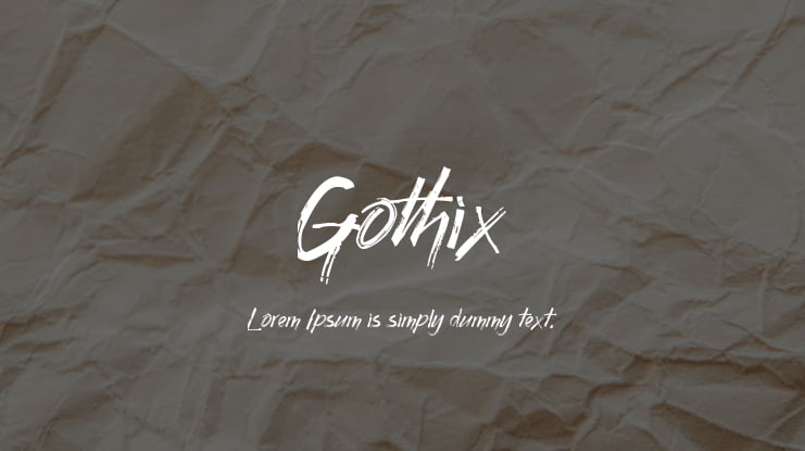 Gothix Font
