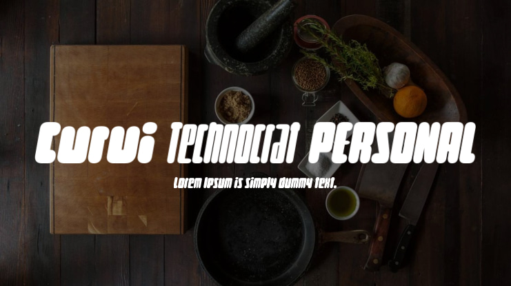 Curvi Technocrat PERSONAL Font Family