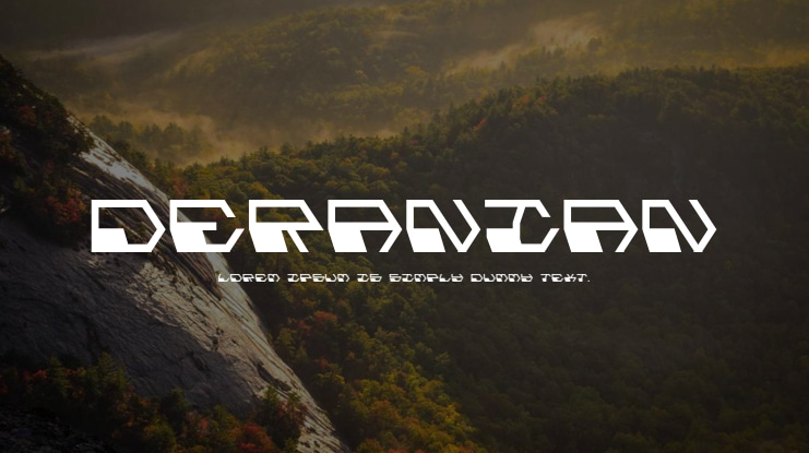 Deranian Font Family