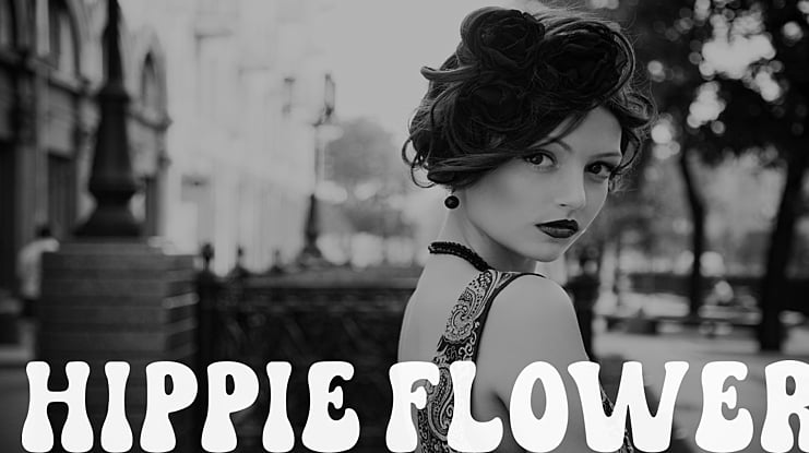 Hippie Flower Font