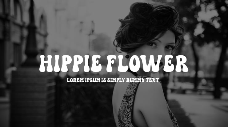 Hippie Flower Font
