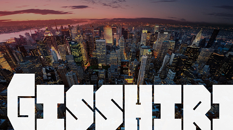 Gisshiri Font