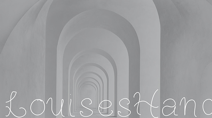 LouisesHand Font