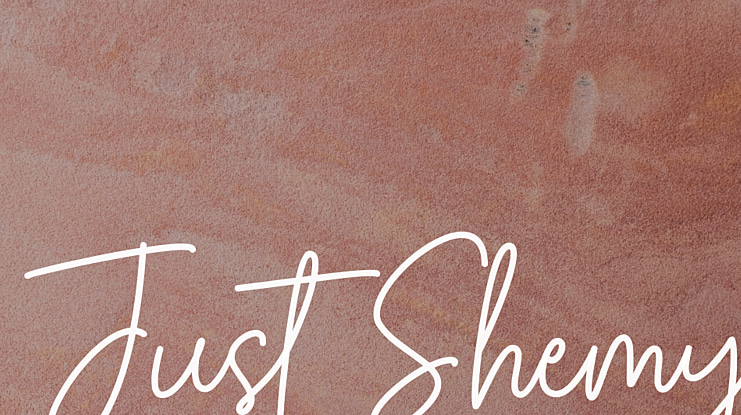 Just Shemy Font