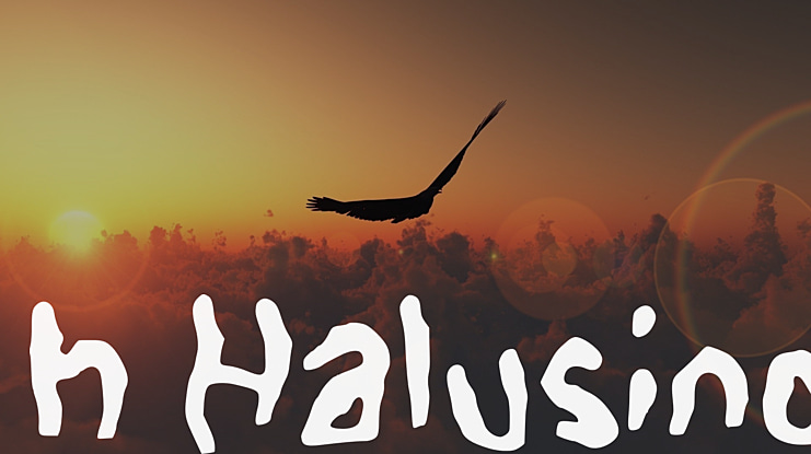 h Halusino Font