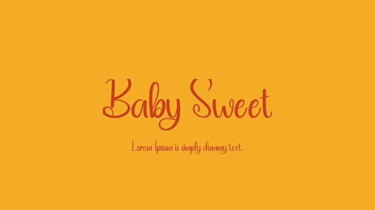 Baby Sweet Font