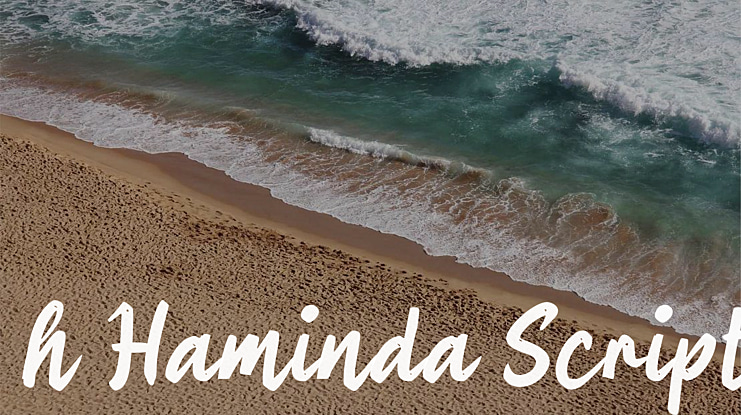 h Haminda Script Font