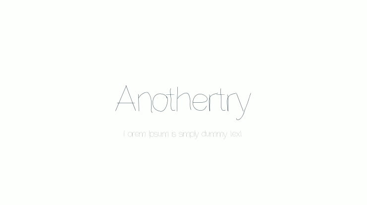 Anothertry Font