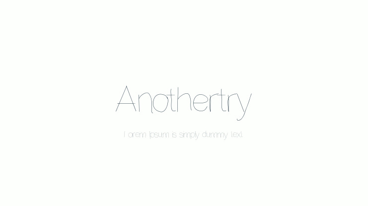 Anothertry Font