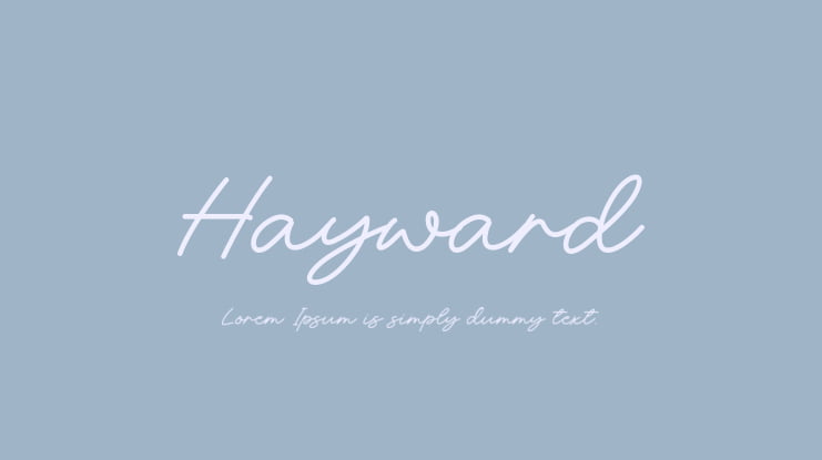 Hayward Font