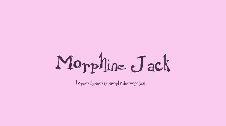 Morphine Jack Font