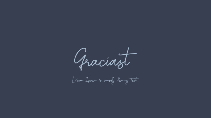 Graciast Font