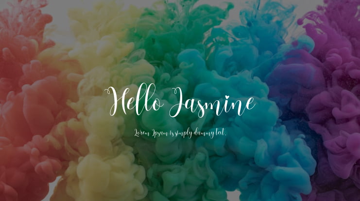 Hello Jasmine Font