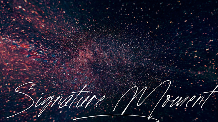 Signature Moment Font