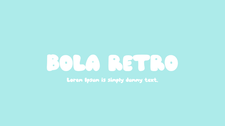 BOLA RETRO Font