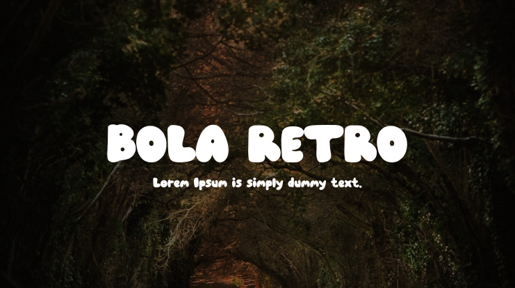 BOLA RETRO Font