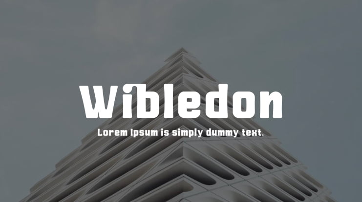 Wibledon Font Family