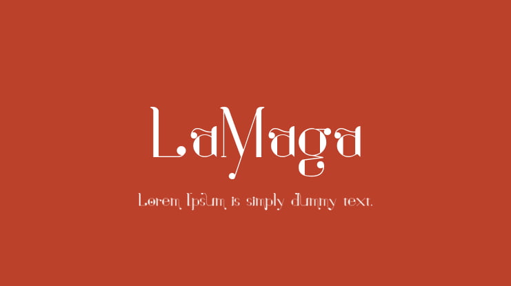 LaMaga Font